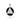 AA Symbol Silver Pendant TPD170 - Synthetic Black Onyx Pendant - Sobervation