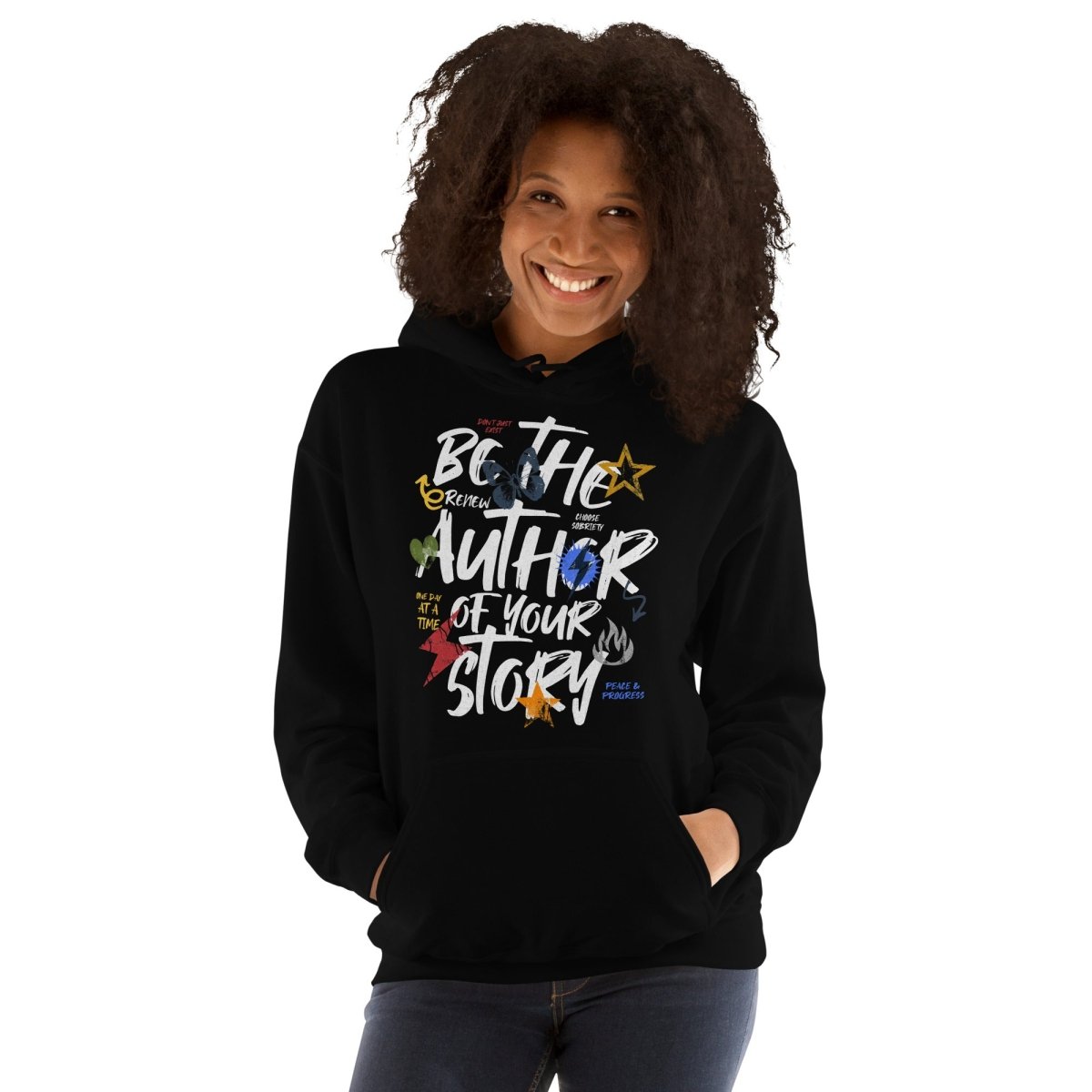 "Author Your Sobriety" Unisex Hoodie - | Sobervation