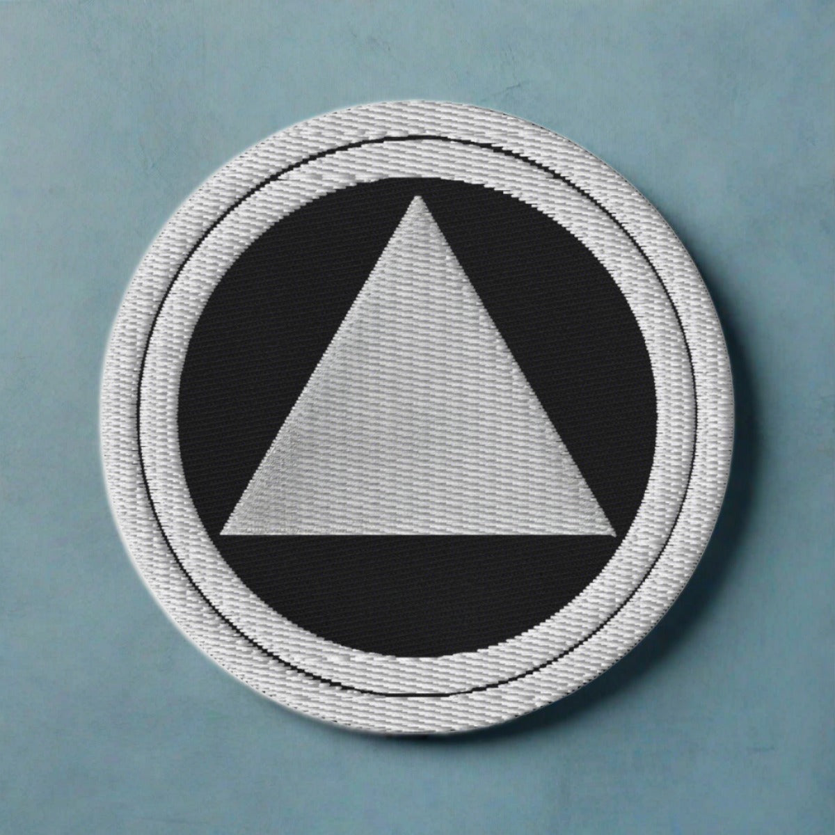 "Clarity Commitment" Silver-Toned Sobriety Patch - Default Title | Sobervation