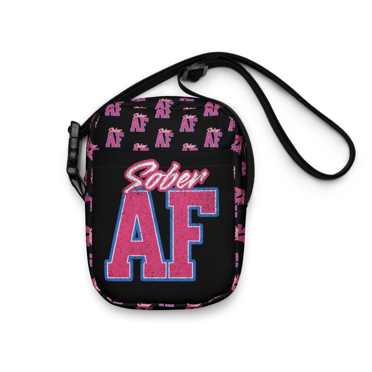 Collegiate Pink Sober AF Crossbody Bag - Default Title | Sobervation