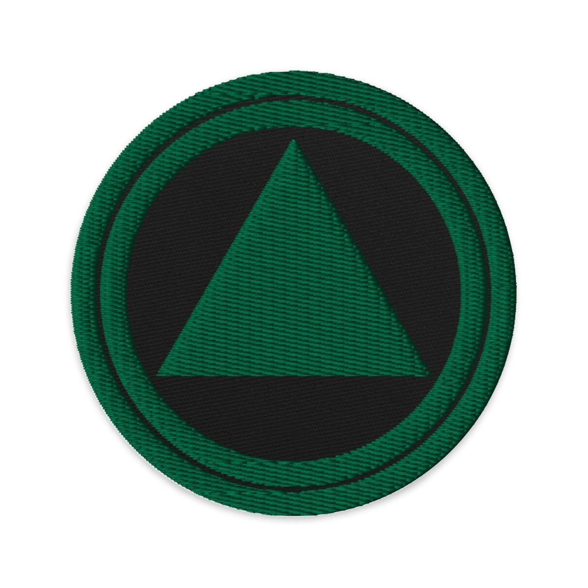 "Emerald Endurance" Sobriety Patch - Black | Sobervation