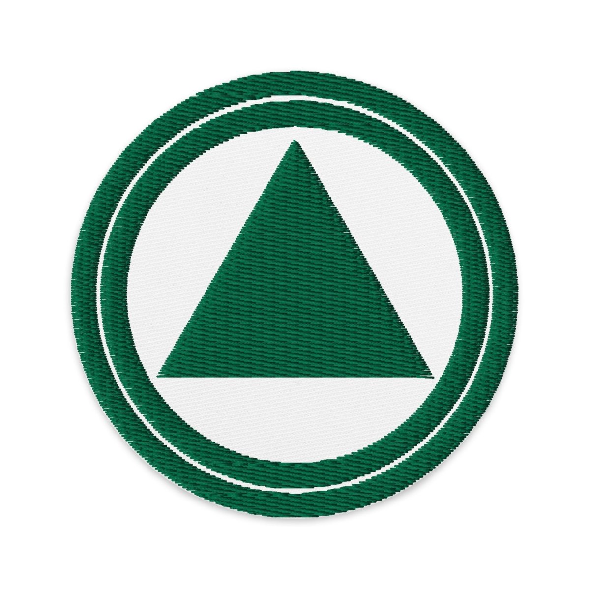 "Emerald Endurance" Sobriety Patch - White | Sobervation