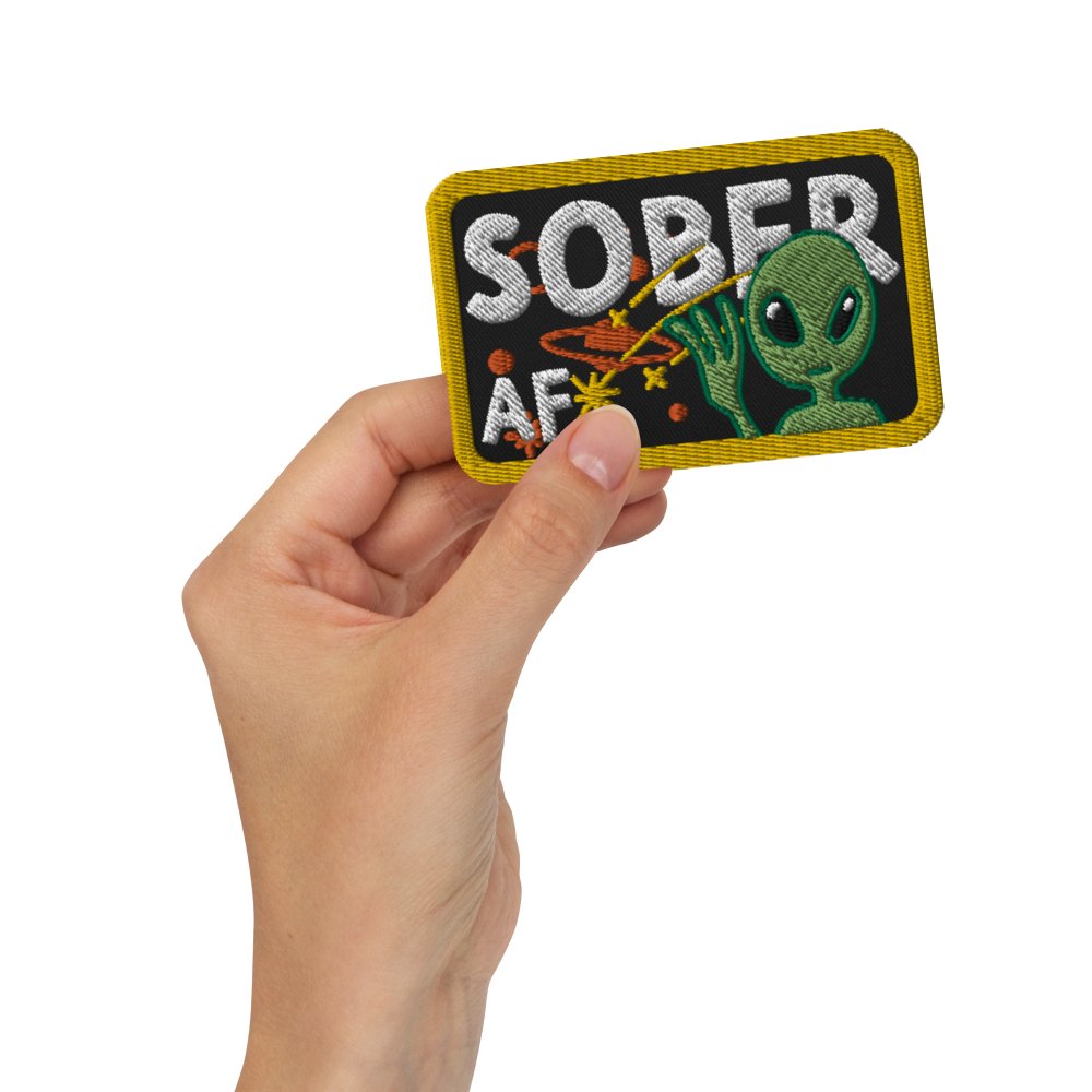 "Galactic Sobriety" Alien Patch - | Sobervation