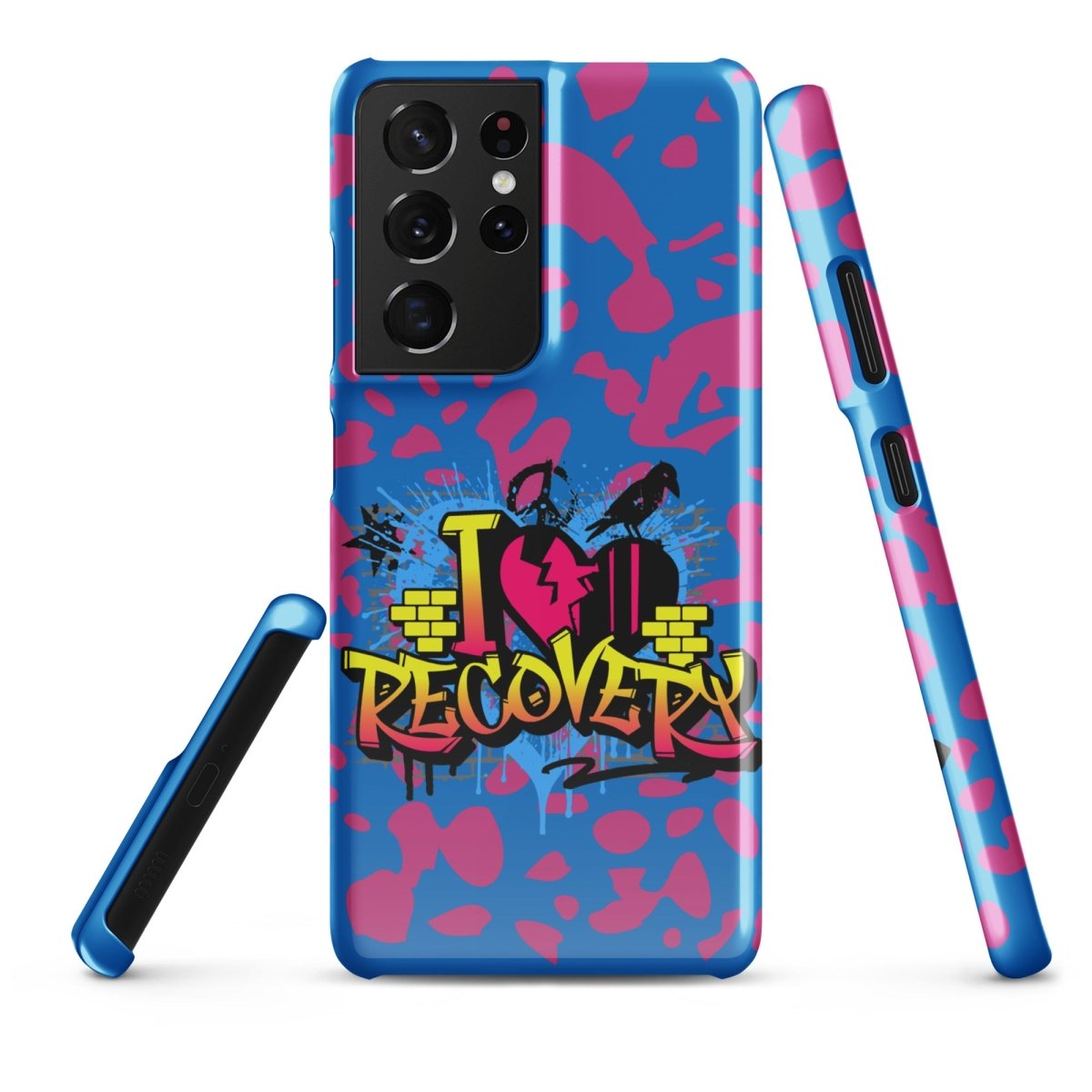 "I Love Recovery" Samsung® Snap Case - Sobervation - Samsung Galaxy S21 Ultra | Sobervation