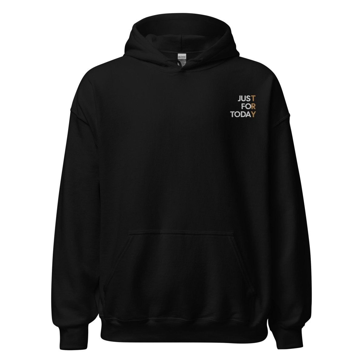 Just for Today Embroidered Unisex Hoodie - Sobervation