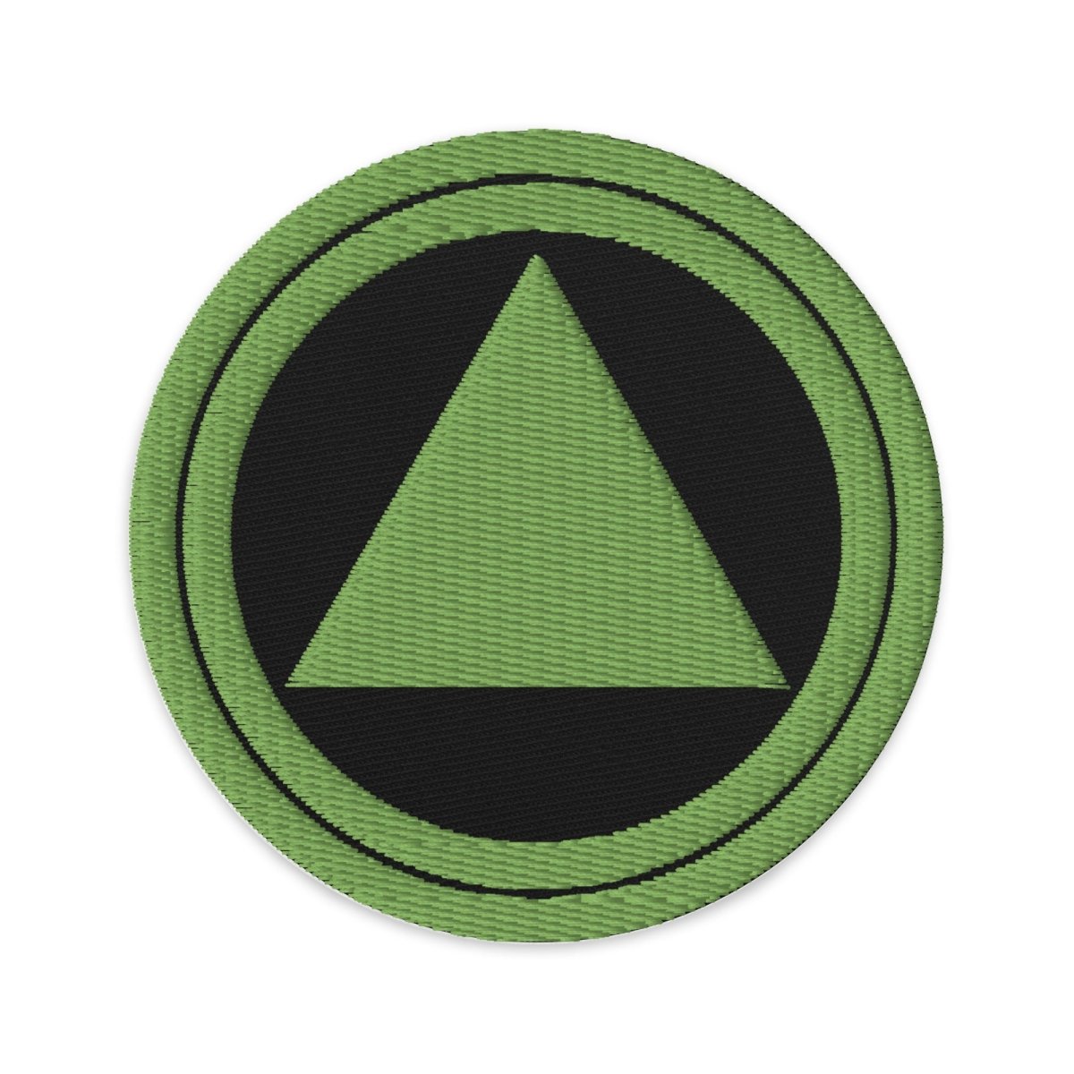 "Lime Vigor" Growth Sobriety Patch - Black | Sobervation