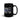 "Progress Over Perfection" Black Glossy Mug - 15 oz Mug - Sobervation