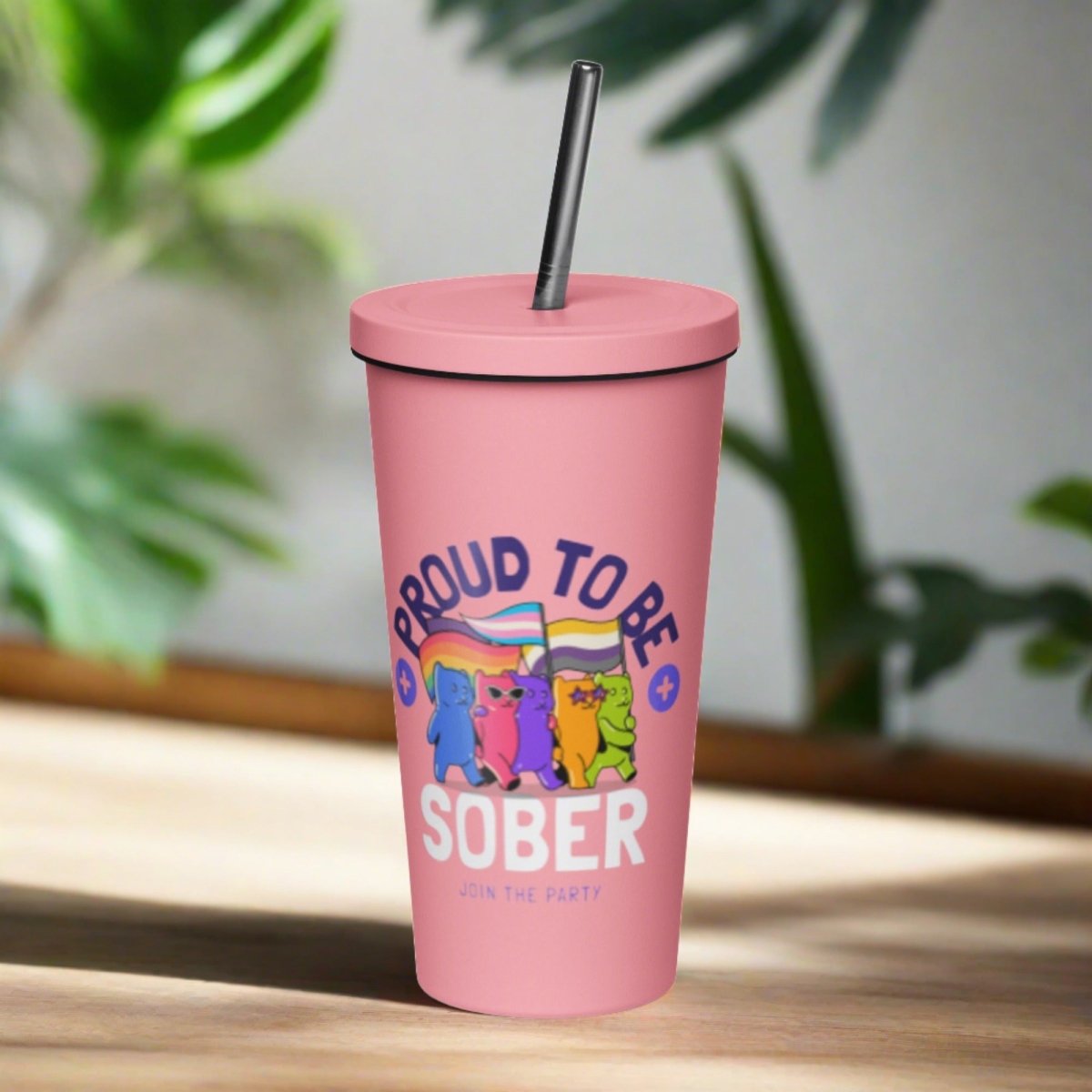 Proud to Be Sober Party Tumbler - | Sobervation