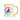 Rainbow Sobriety Symbol Colorful Coffee Mug - Golden Yellow | Sobervation