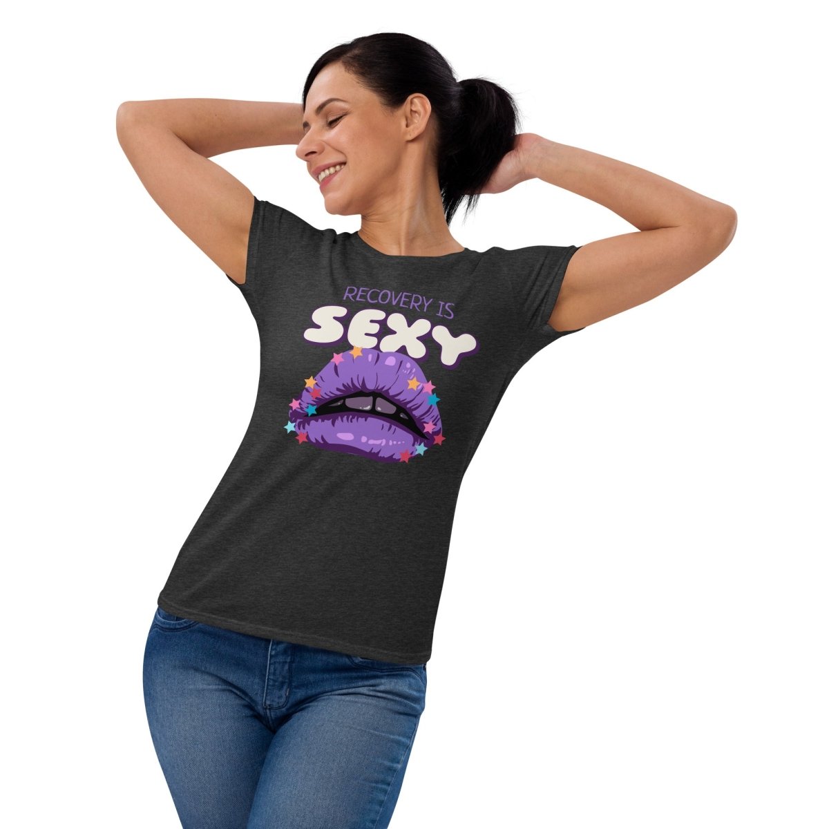 Recovery is Sexy Fashion Fit Tee - | Sobervation