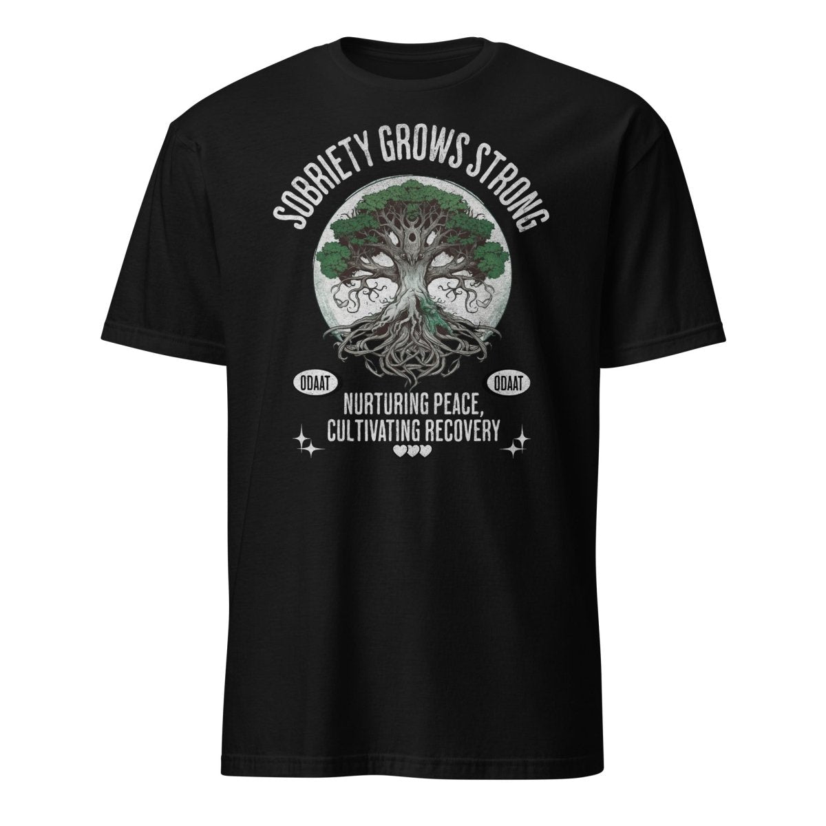 Recovery Roots Unisex Tee - Black / S | Sobervation
