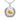 Sigil Seal of AA Recovery Silver Necklace with 14K Gold Accent With Chain - Pendant - Sobervation