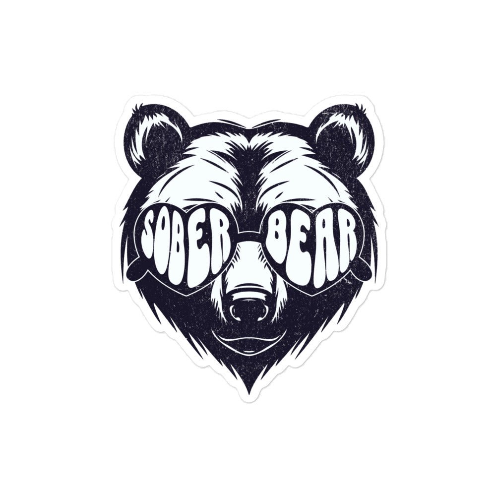 Sober Bear Sticker - Sobervation