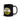 Sober Mornings Happy Days Black Glossy Mug - Sobervation