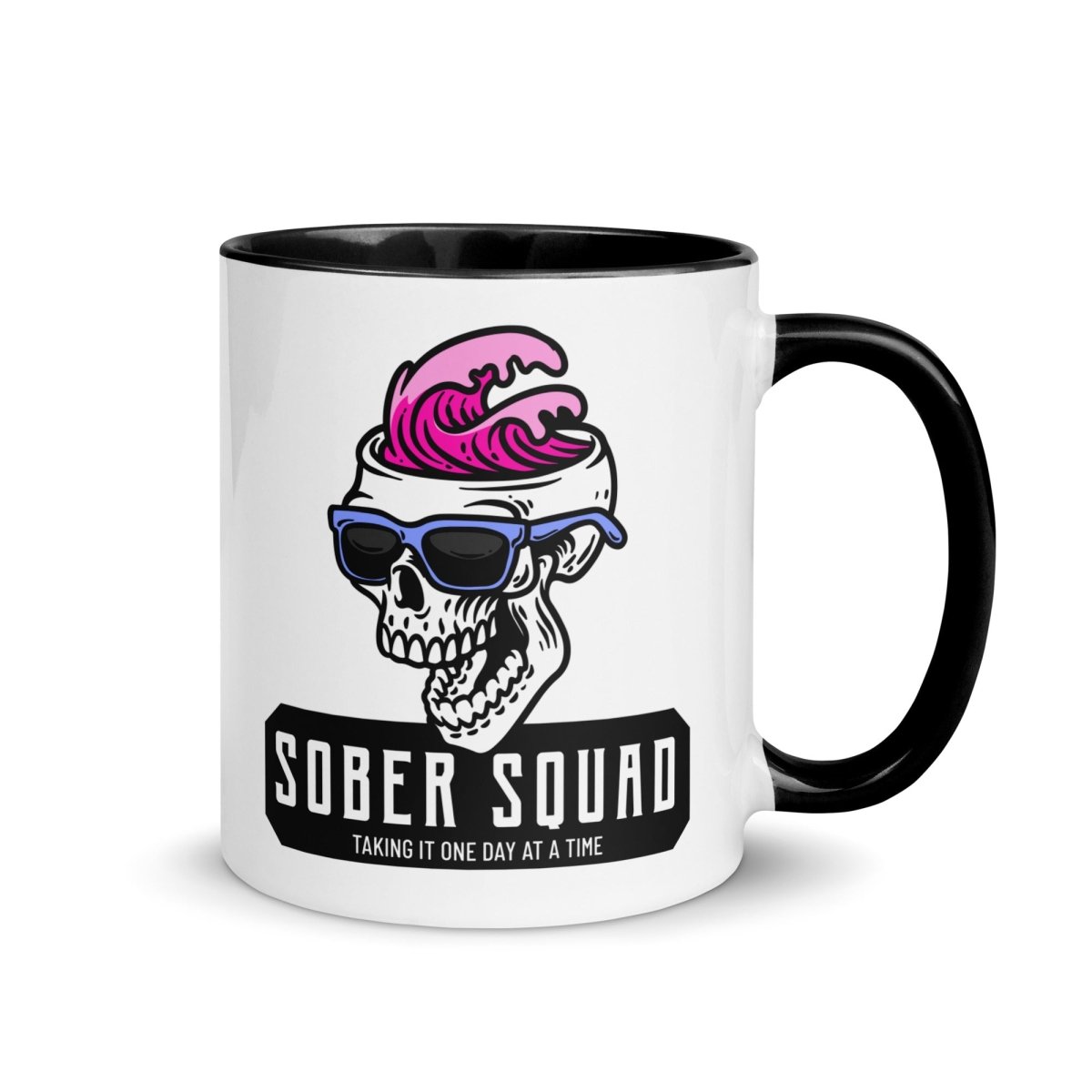 Sober Squad Skull Wave Mug - Sobervation