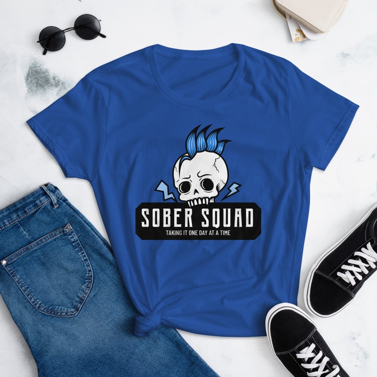 Sober Squad Women's Fashion Fit Tee - Sobervation