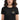 Sobervation Women's Fashion Fit Tee - Embroidered Left Chest Logo - Black Women's Embroidered Tee - Sobervation