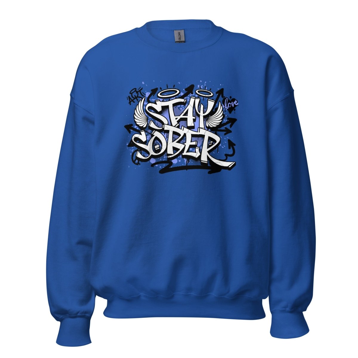 Stay Sober Graffiti Sweater: Embrace Clarity and Empowerment - Sobervation