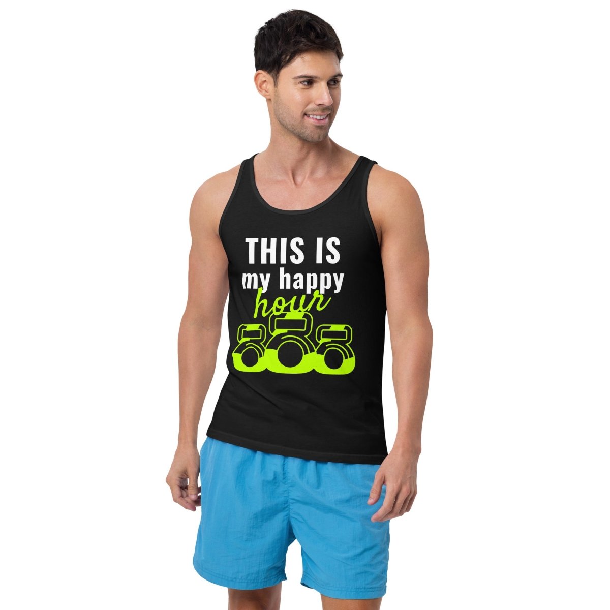 This Is My Happy Hour Men's Tank - Sobervation