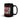 "Warning: Sober Beast Activated" Black Glossy Mug - 11 oz Mug - Sobervation