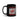 "Warning: Sober Beast Activated" Black Glossy Mug - 11 oz Mug - Sobervation