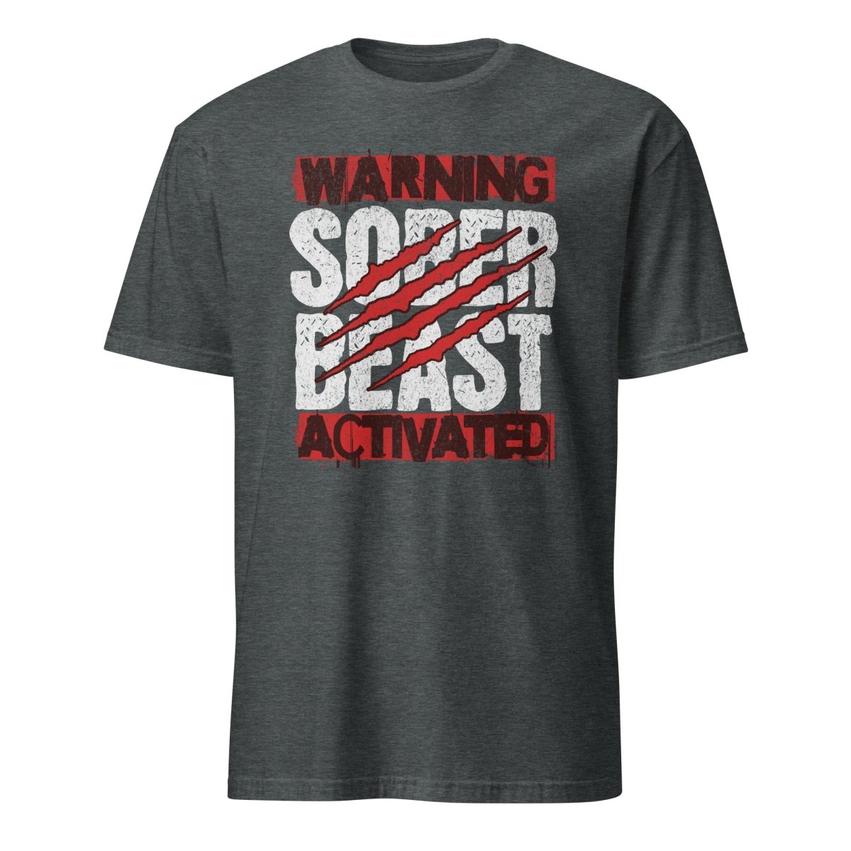 Warning: Sober Beast Activated Unisex Essential Tee - Sobervation