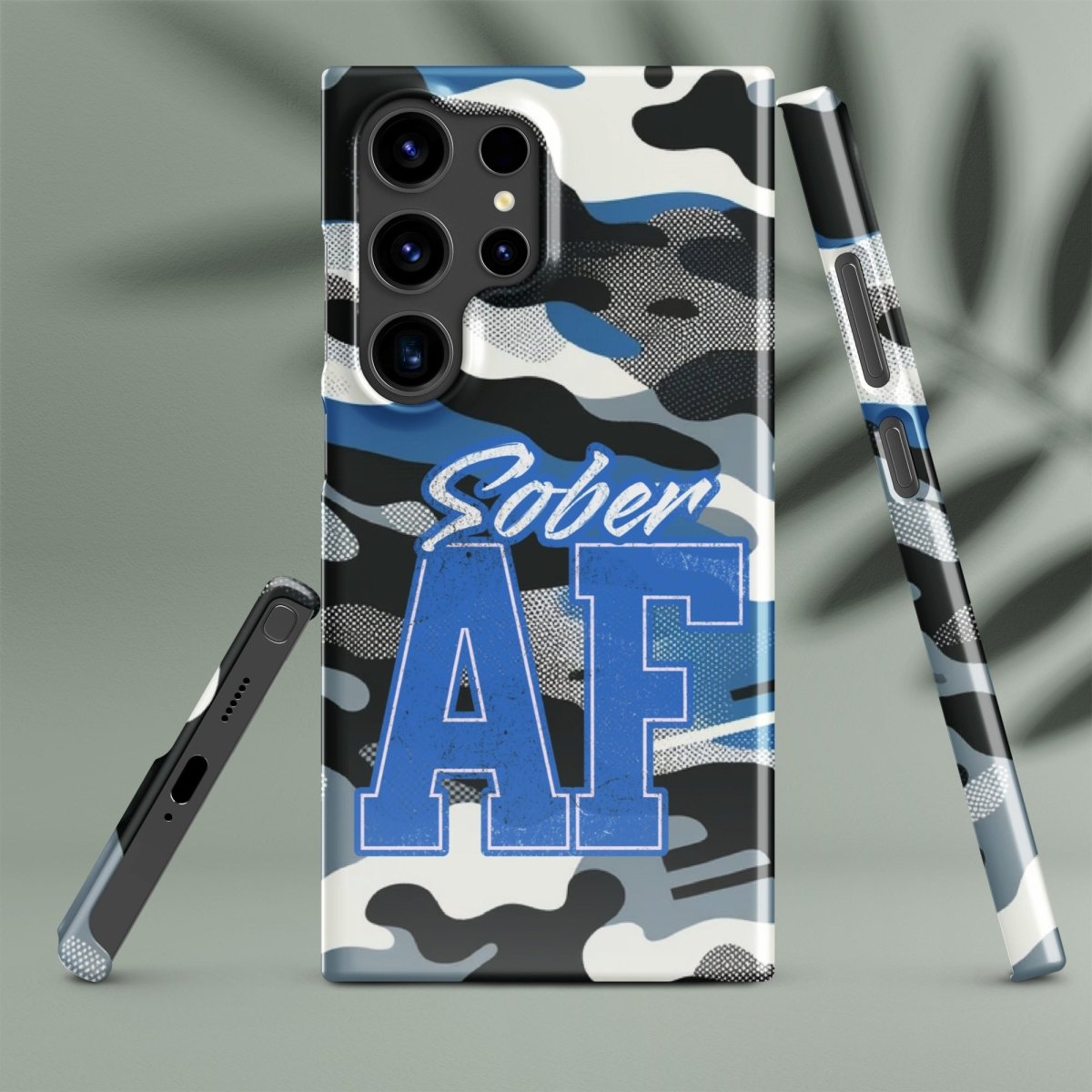 "Camo Commitment" Samsung Snap Case - Samsung Galaxy S24 Ultra | Sobervation