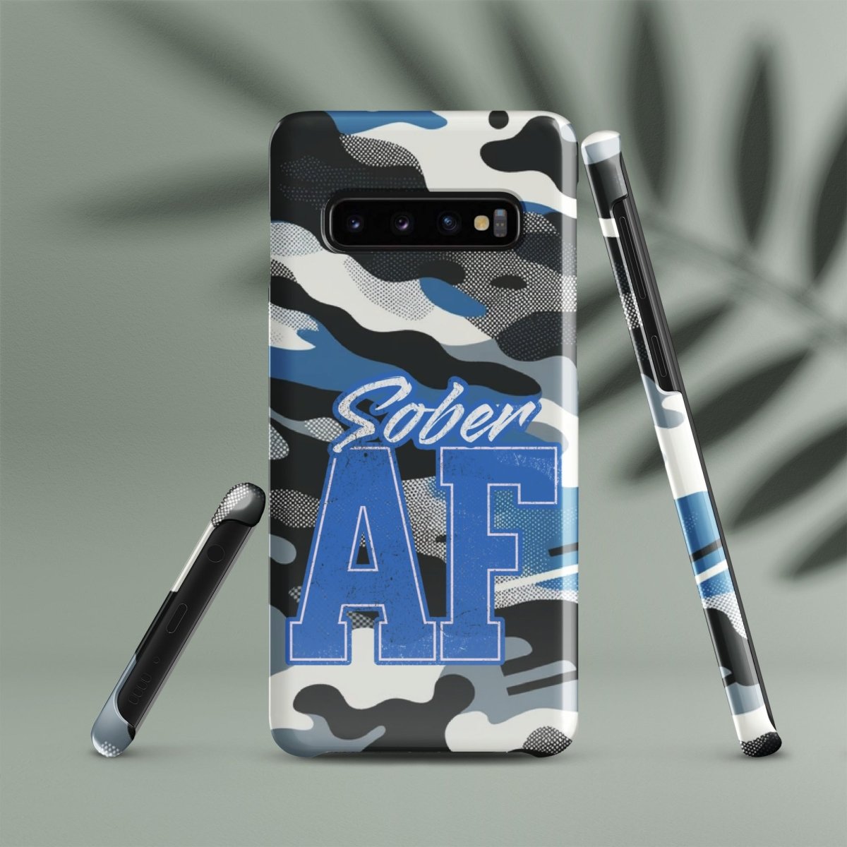 "Camo Commitment" Samsung Snap Case - Samsung Galaxy S10 | Sobervation