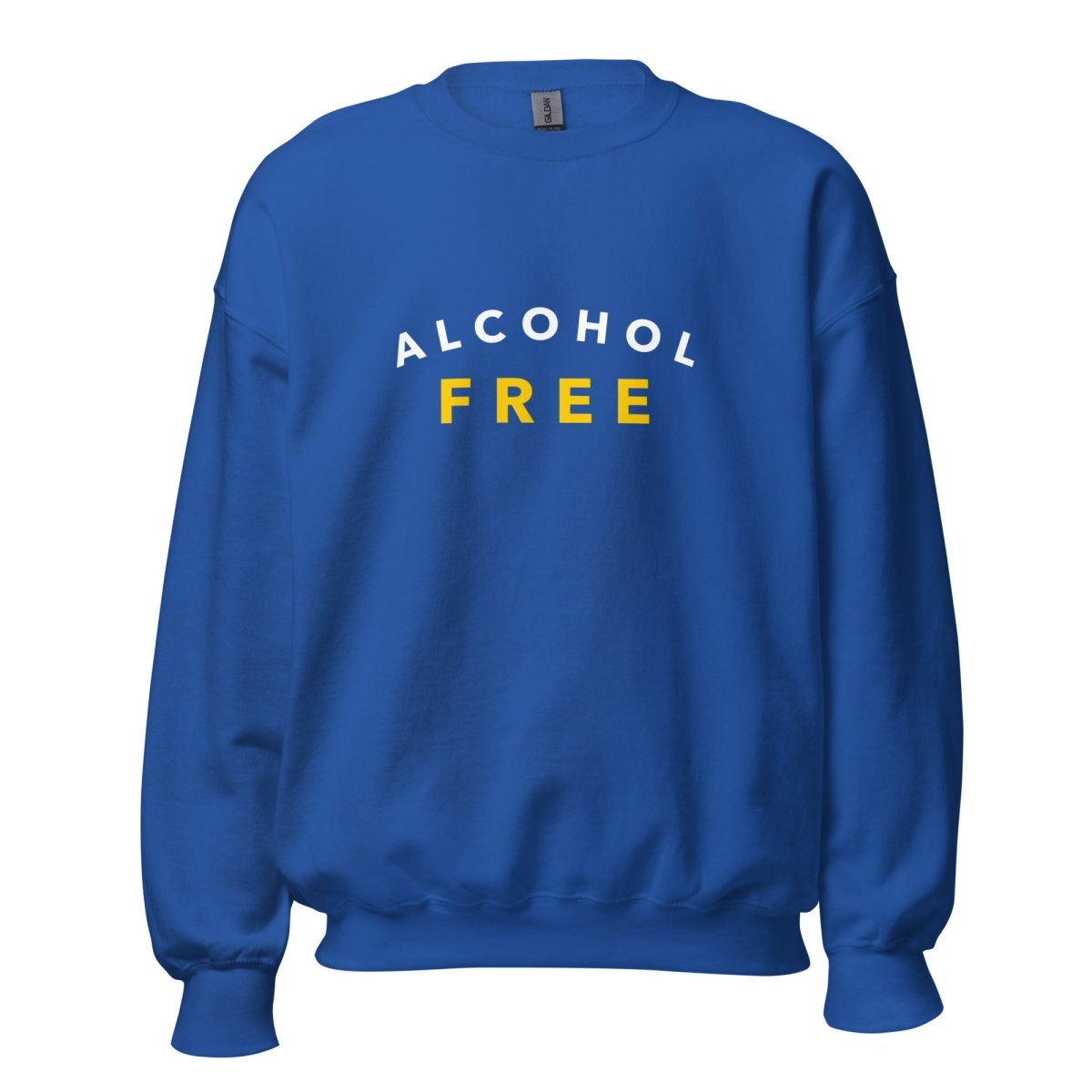 Embrace a Life of Clarity and Empowerment: Alcohol Free Sweatshirt - Royal / S | Sobervation
