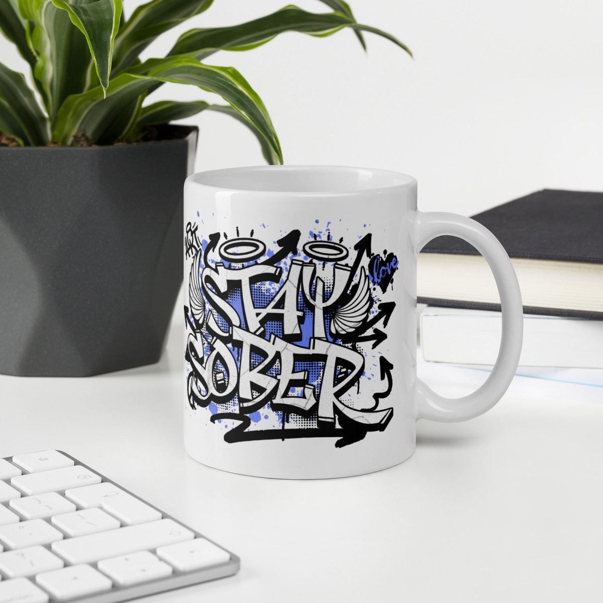 Empowering Stay Sober Coffee Mug: A Rebellious Reminder of Your Sobriety Journey - | Sobervation