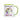 Galactic Sobriety Rainbow Coffee Mug - Color Inside - Green | Sobervation