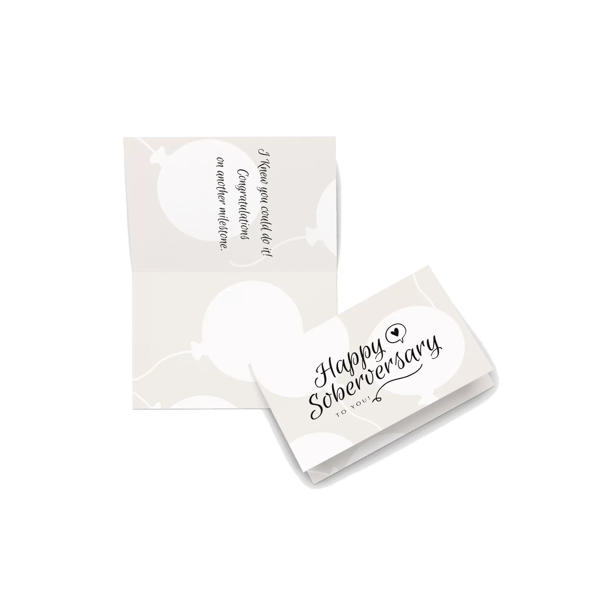 Happy Sober Anniversary (Soberversary) Greeting card - 4″×6″ | Sobervation
