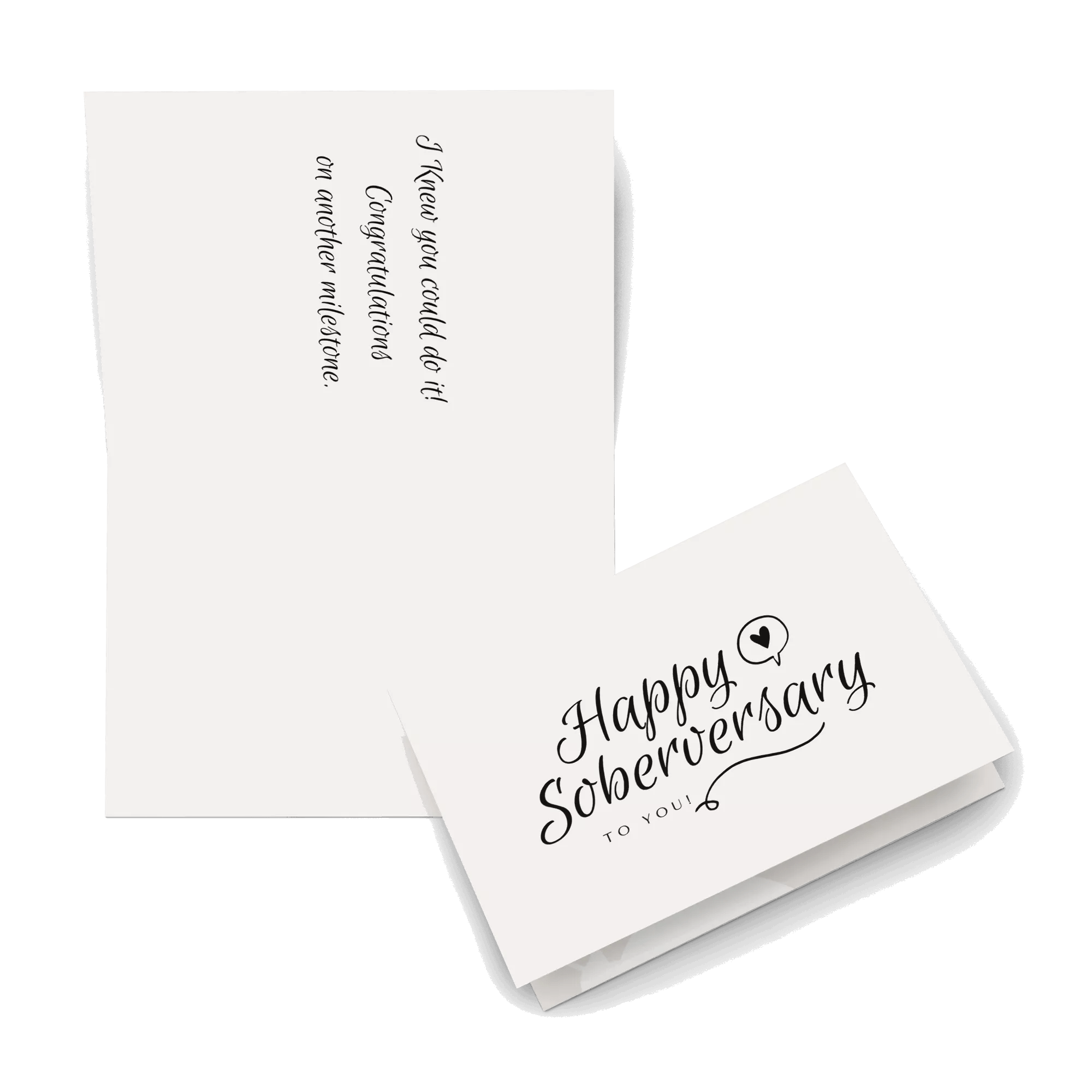 Happy Sober Anniversary (Soberversary) Greeting card - | Sobervation