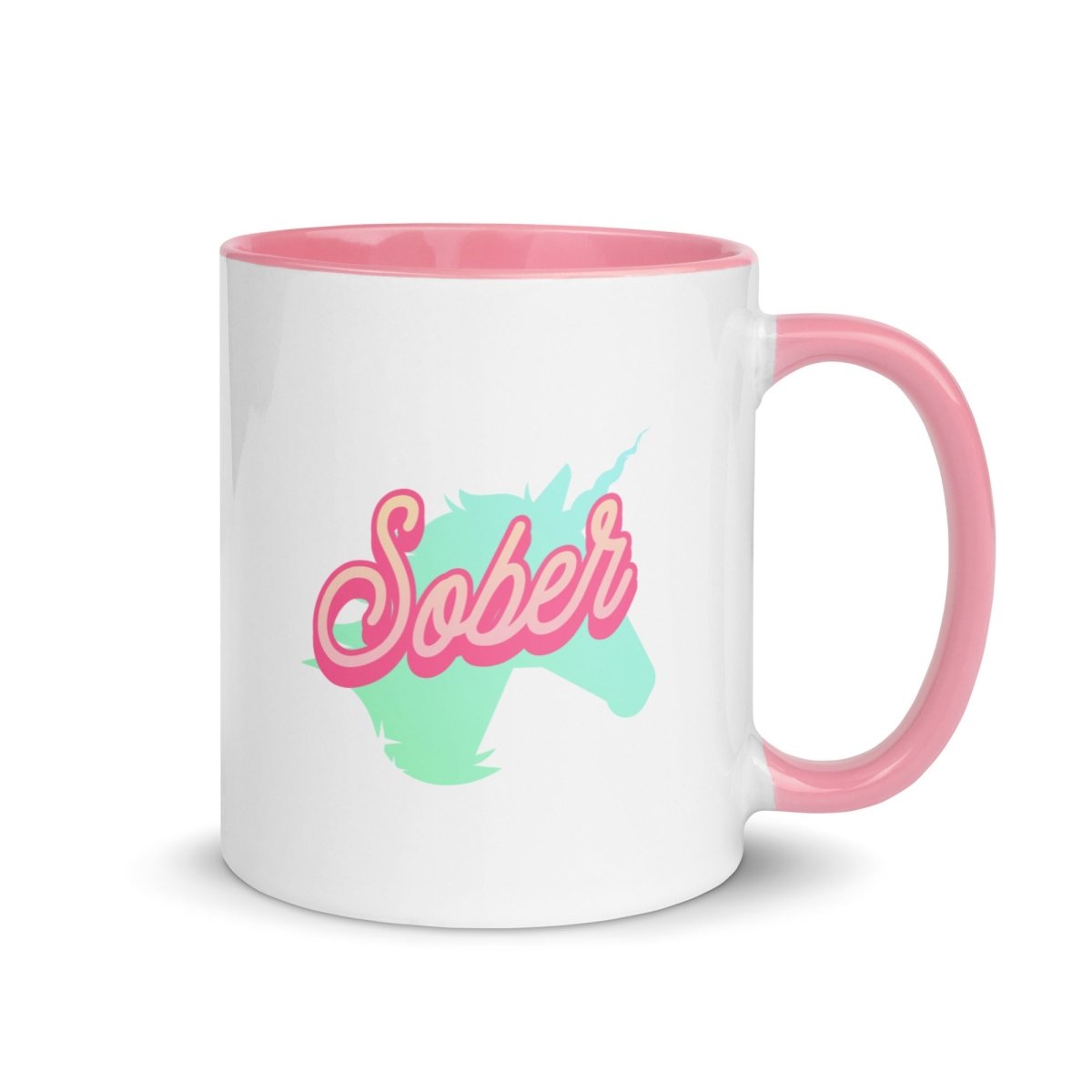 Mystical Sober Unicorn Mug - Pink | Sobervation