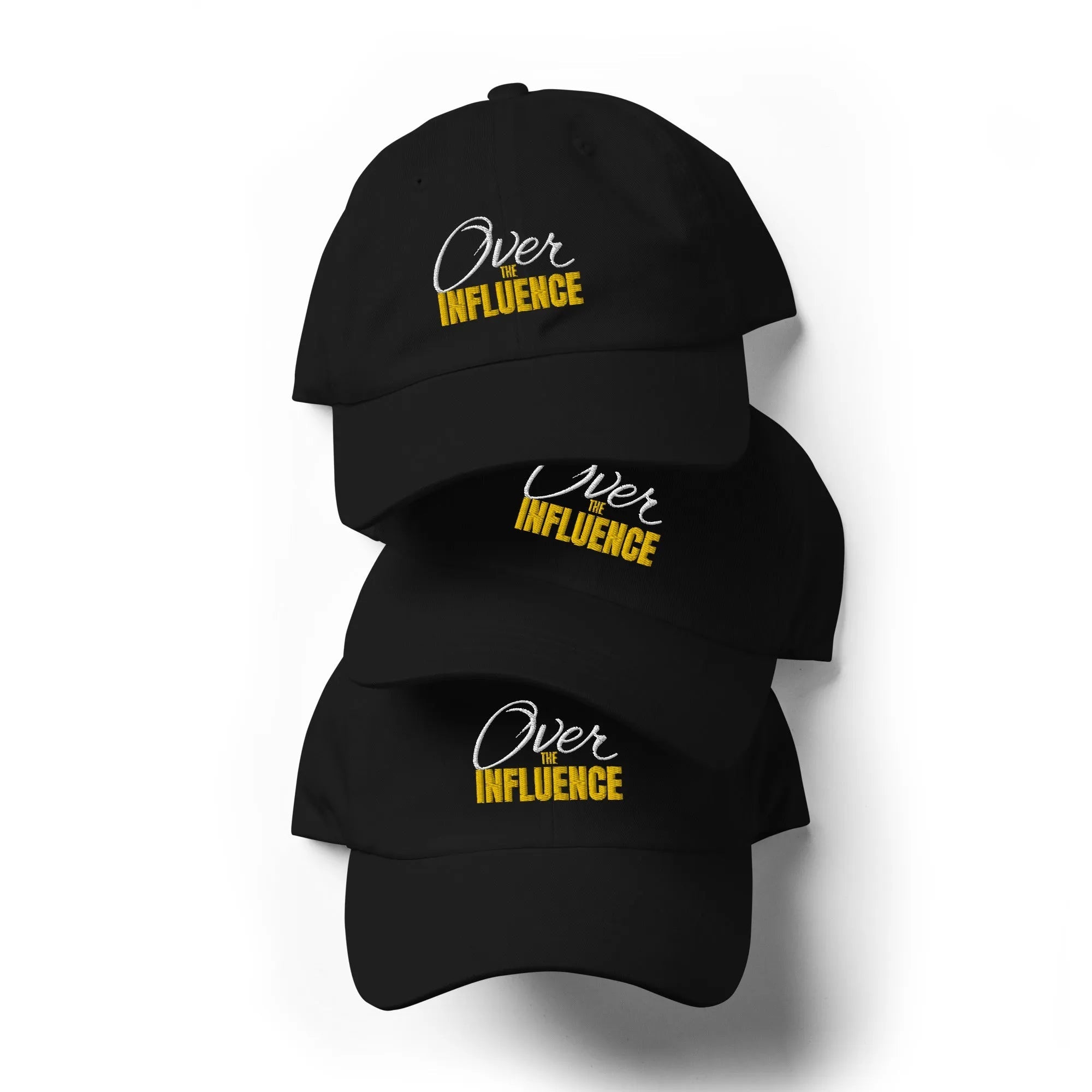 Over The Influence Embroidered Dad hat - | Sobervation