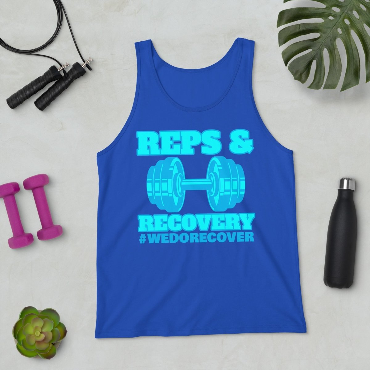 Reps & Recovery Men's Tank – #WeDoRecover - Sobervation