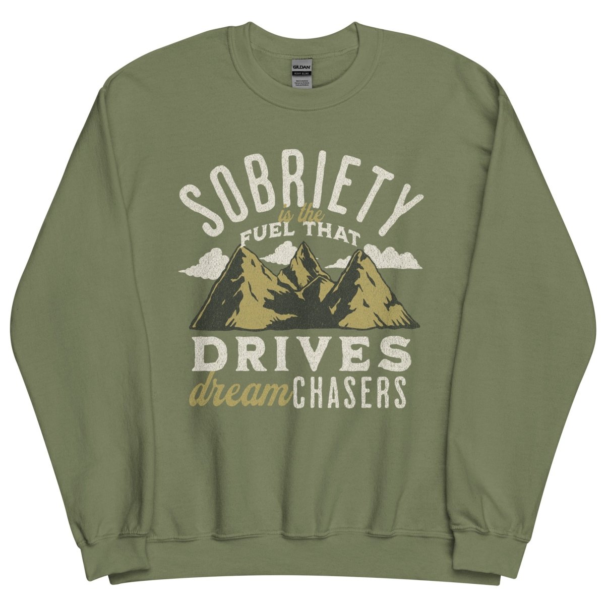 Soar to New Heights: Sobriety: The Fuel that Drives the Dream Chasers Sweatshirt - Sobervation