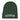 'SOBER' Embroidered Beanie (White Thread) - Multiple Colors - Dark green | Sobervation