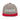 SOBER - Embroidered Snapback Hat - Heather Grey/ Red Snapback Hat - Sobervation