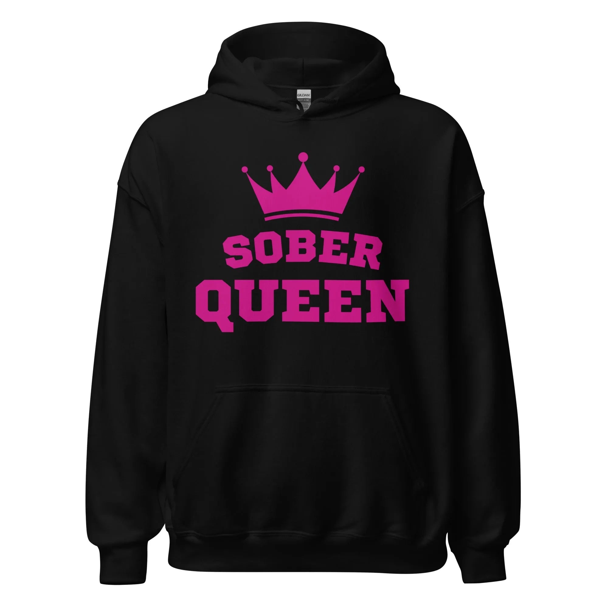 Sober Queen Hoodie: Embrace Your Sobriety and Rule Your Realm - Sobervation