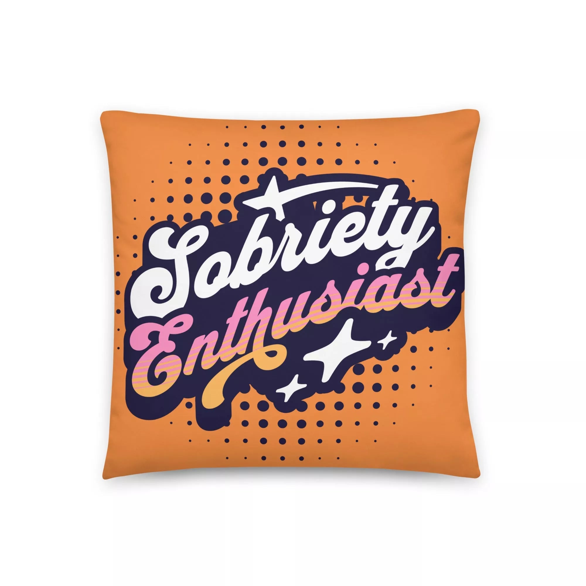 Sobriety Enthusiast - Accent Pillow - Sobervation