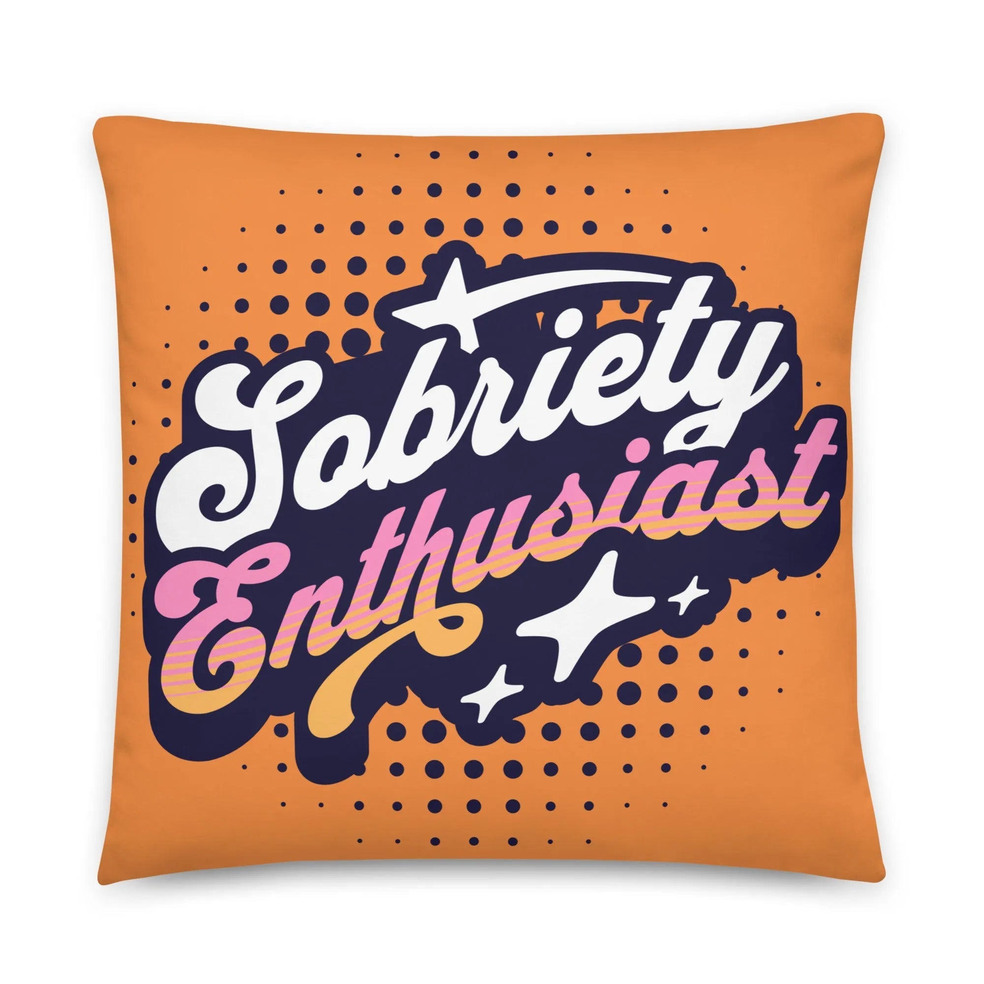 Sobriety Enthusiast - Accent Pillow - Sobervation
