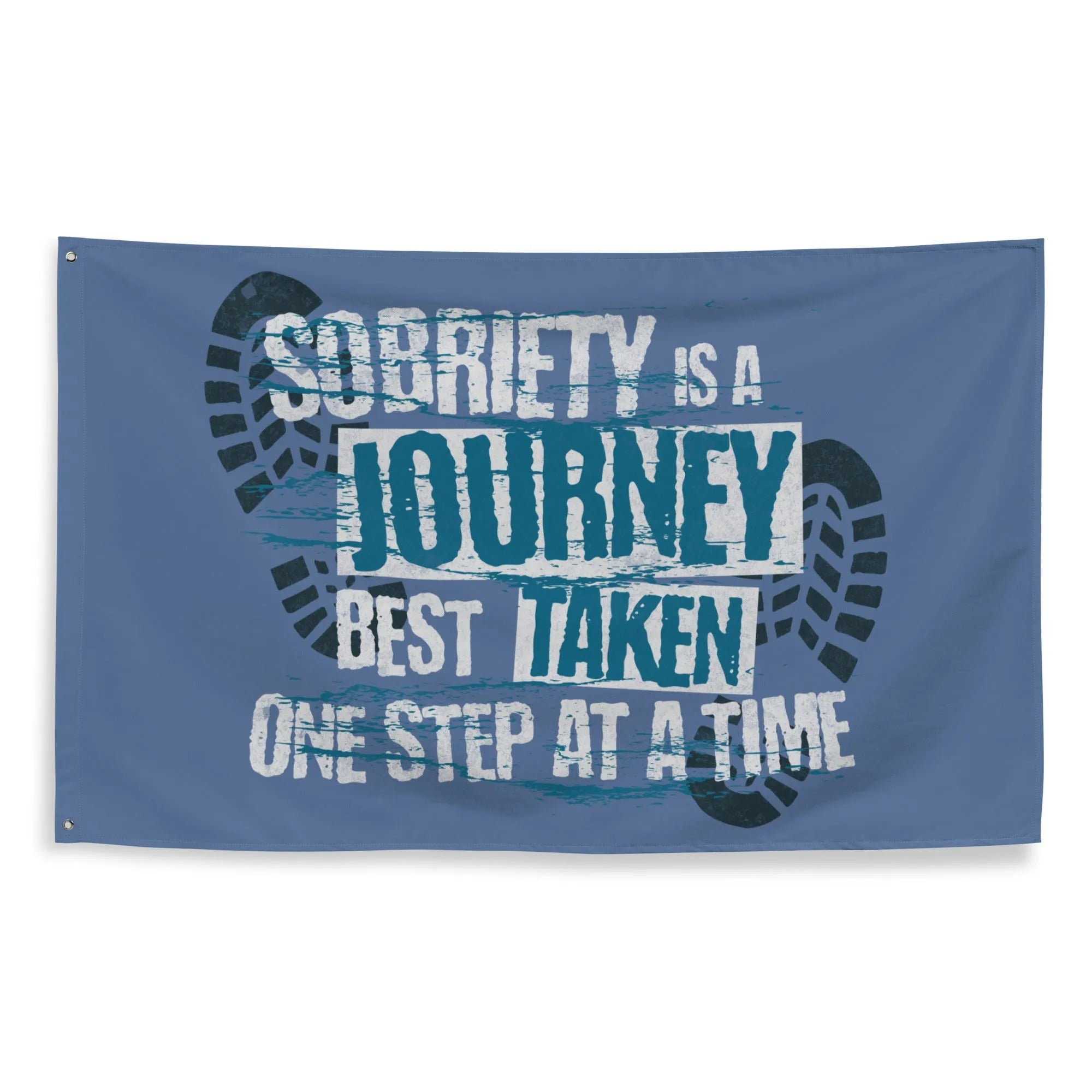 Sobriety Journey Wall Flag: Display Your Commitment to Sobriety at Home - Sobervation