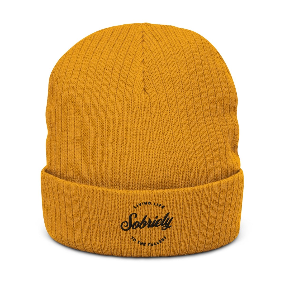 Sobriety: Living Life to the Fullest Embroidered Beanie - Sobervation