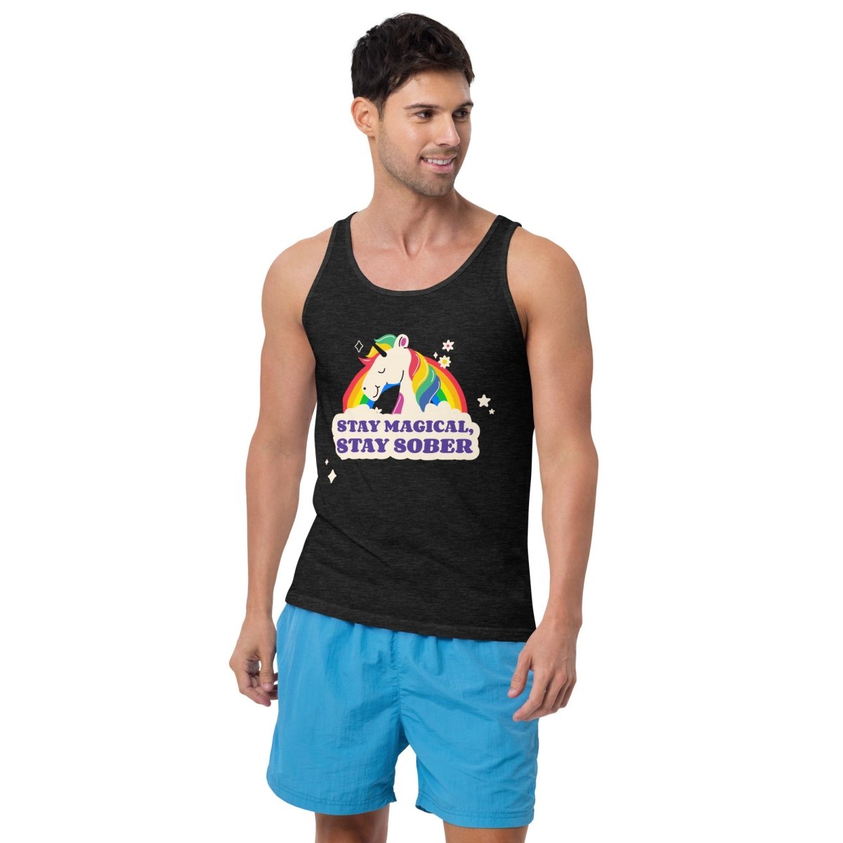 "Stay Magical, Stay Sober" Men's Tank - | Sobervation