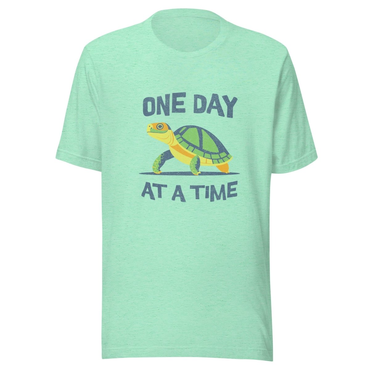 Steady Journey Turtle Tee: Embracing Sobriety One Day at a Time - Sobervation