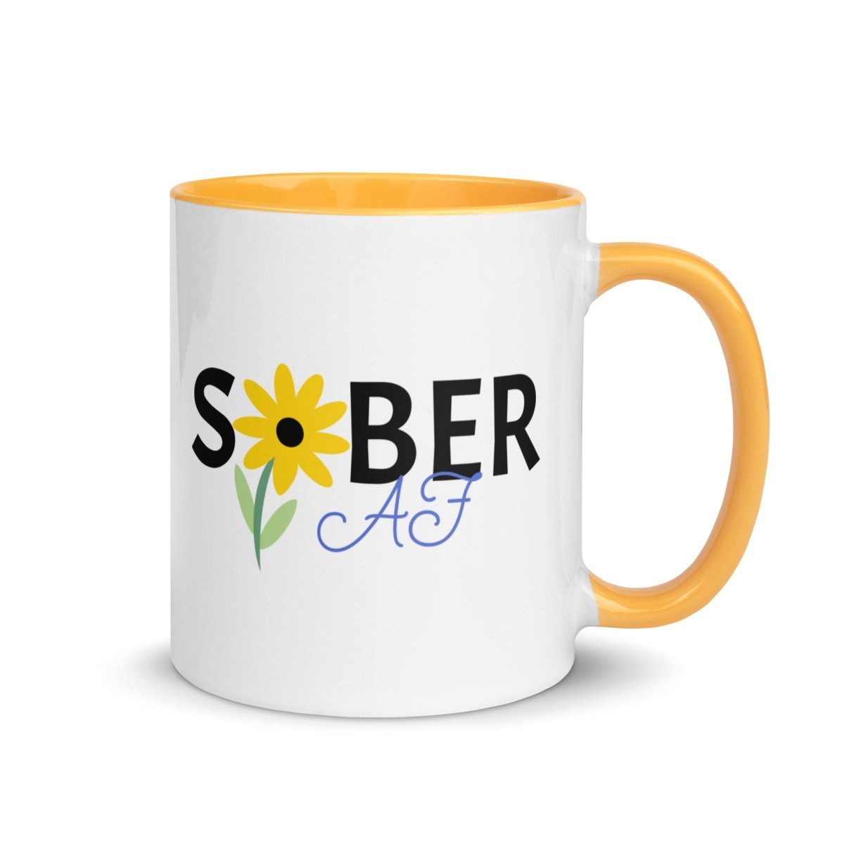 Sunflower Sober AF Blossom Mug - Sobervation