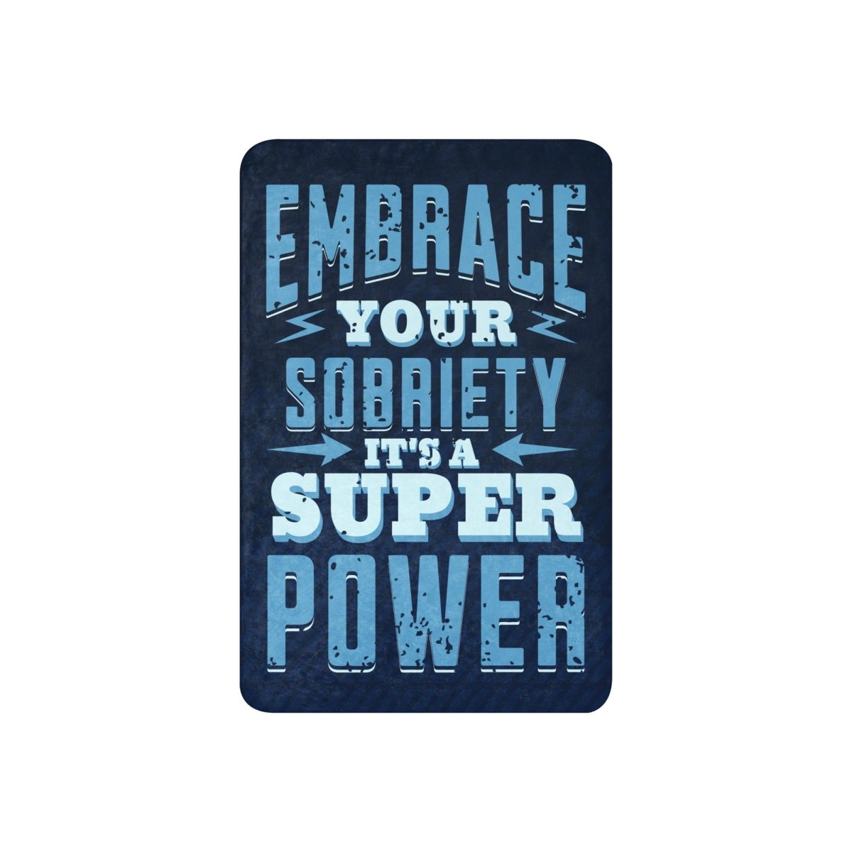 Superpower Sobriety Sherpa Blanket - Sobervation